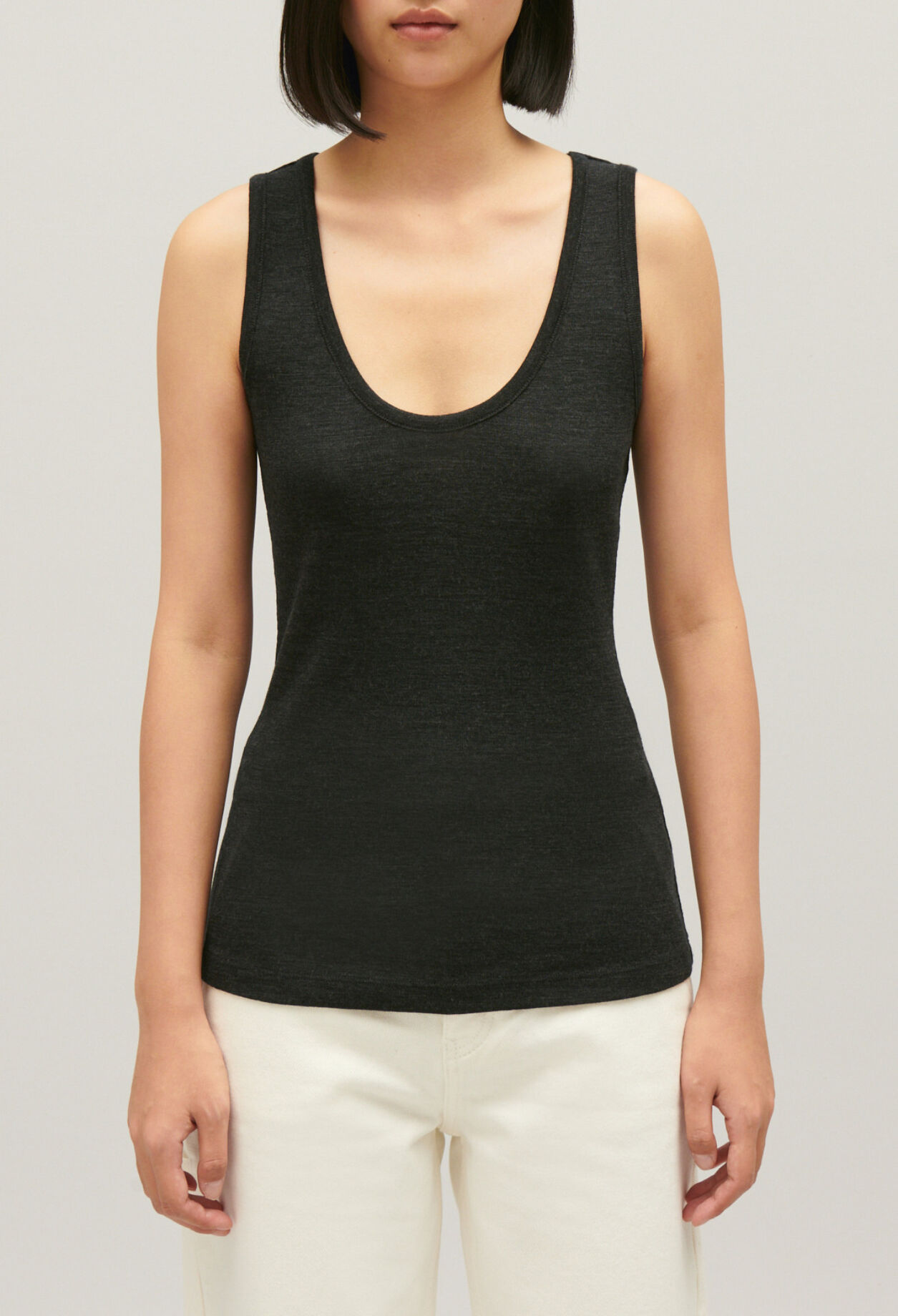 Wool vest top
