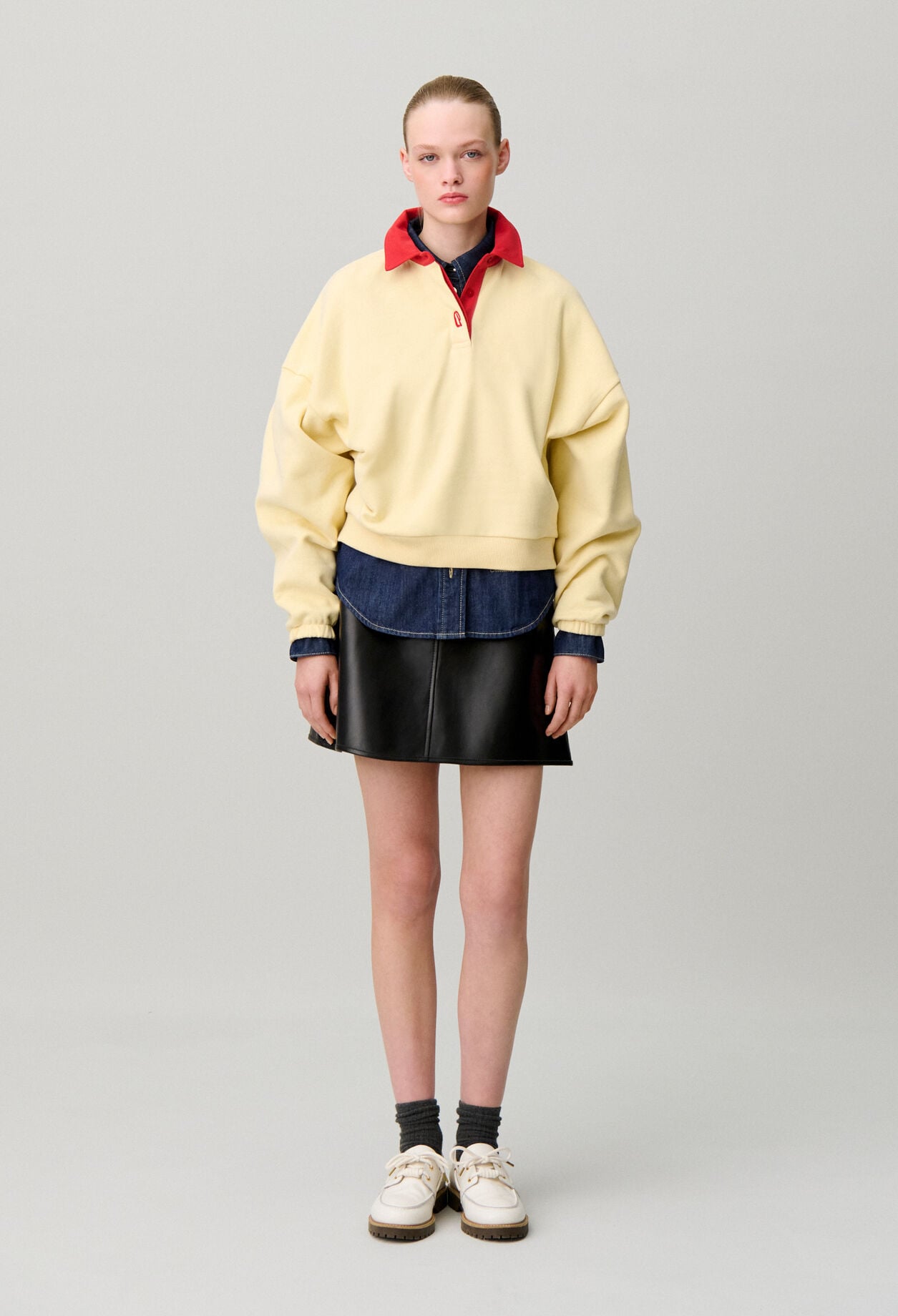 Oversized cotton sweatshirt