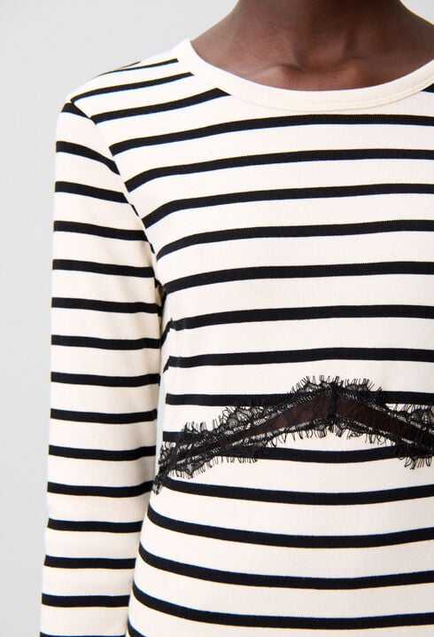 Breton lace T-shirt