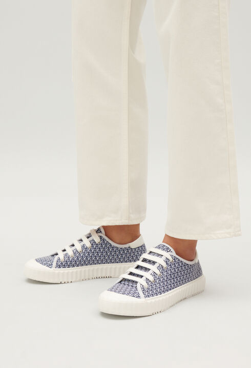 CP monogram canvas tennis shoes