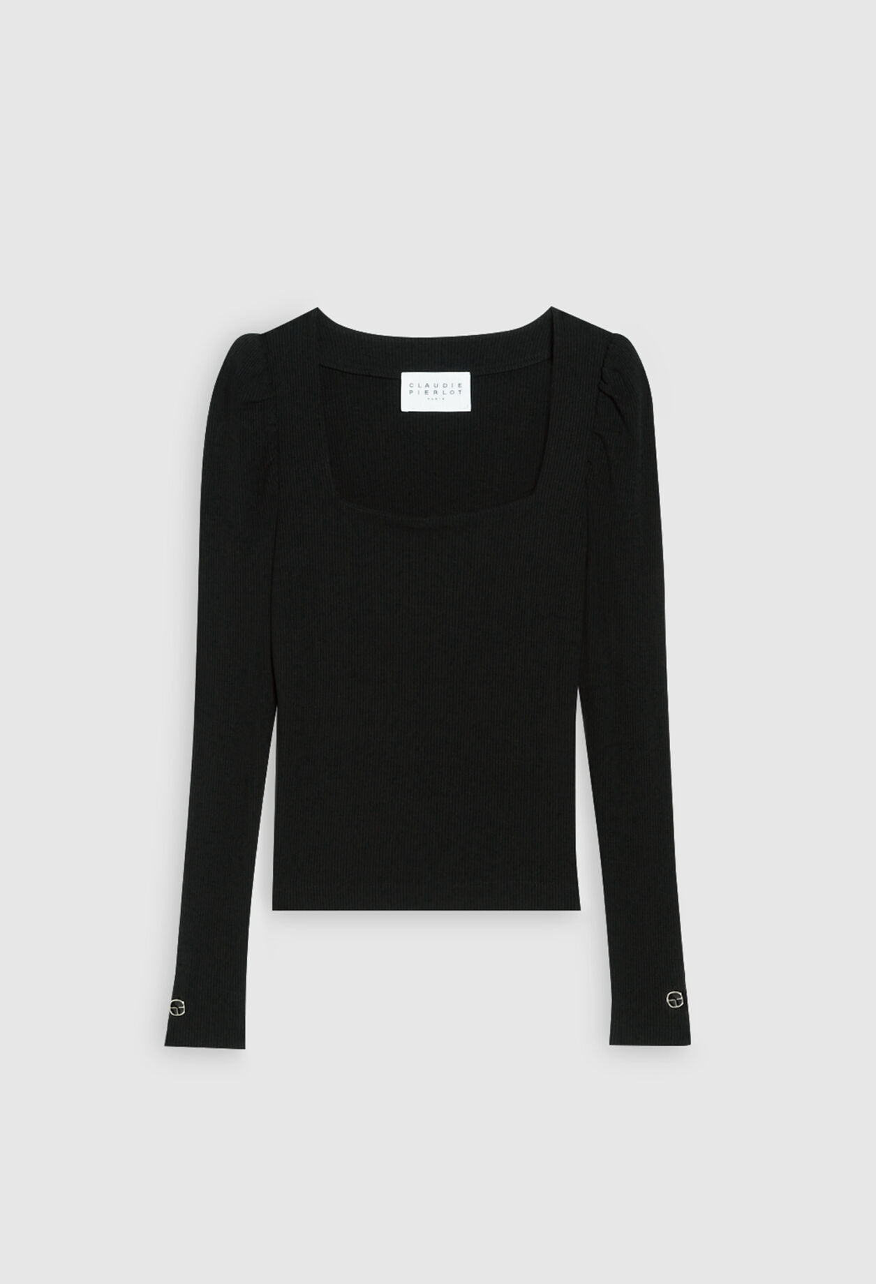 Long sleeved ribbed t-shirt 