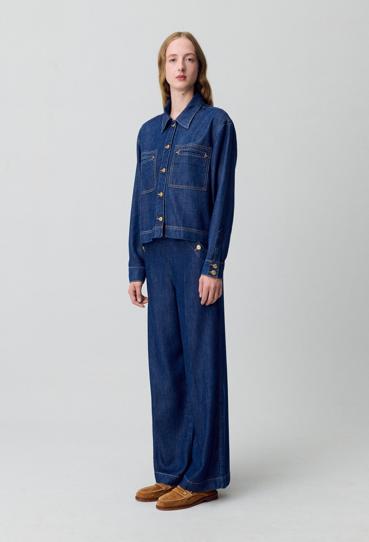 Oversized Denim Shirt Oversized Denim Shirt