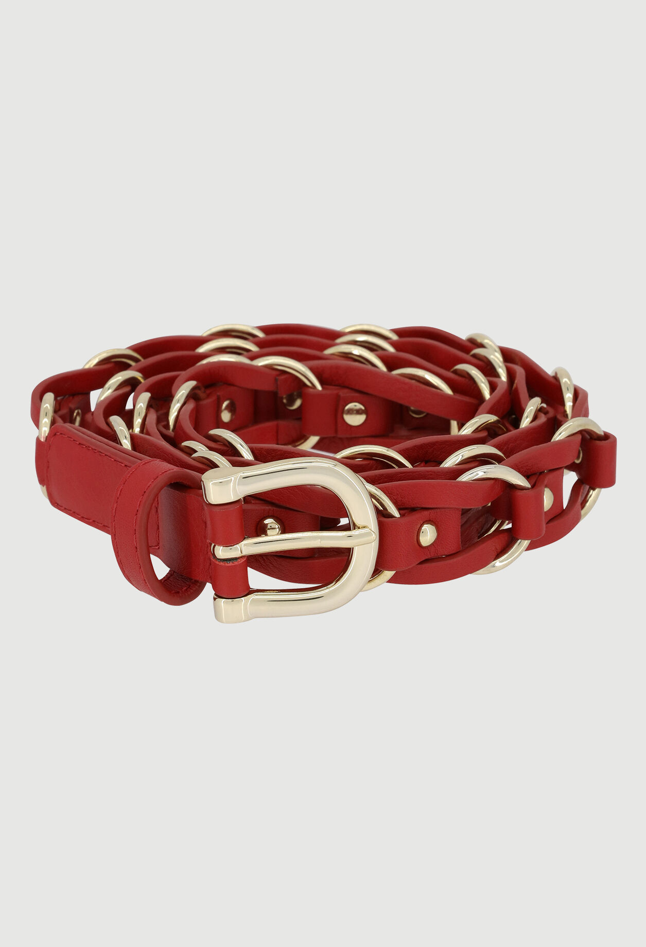 Leather link belt Leather link belt
