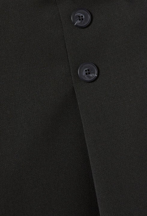 Wide-leg wool-blend trousers