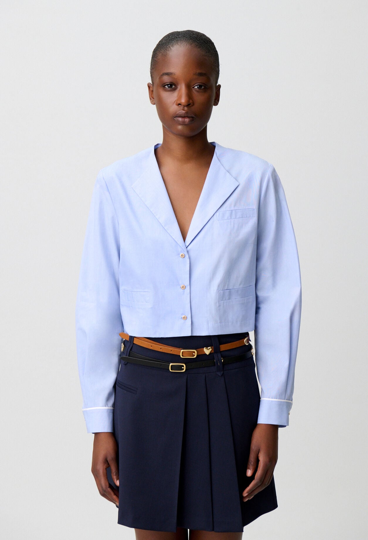 claudie pierlot ブラウス Poplin shirt for women | Claudie Pierlot