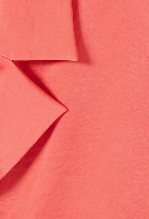 Flowing Satin Mandarin Shirt