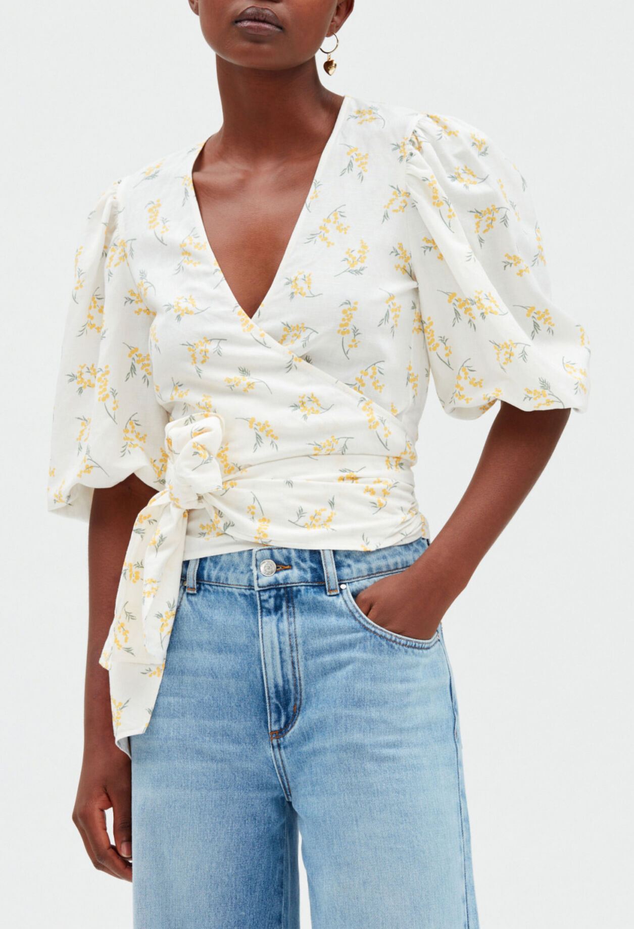 Short mimosa blouse