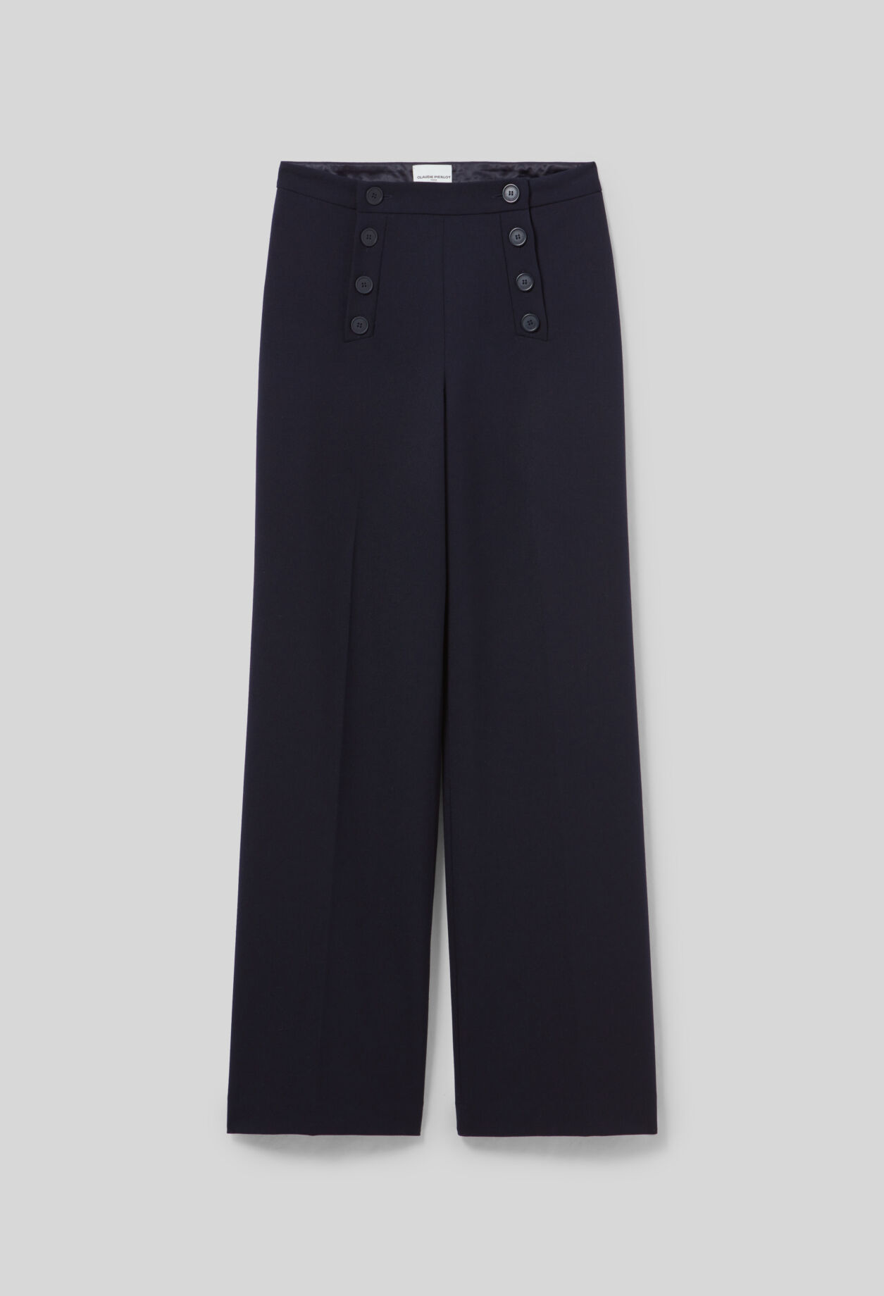 Flared sailor trousers