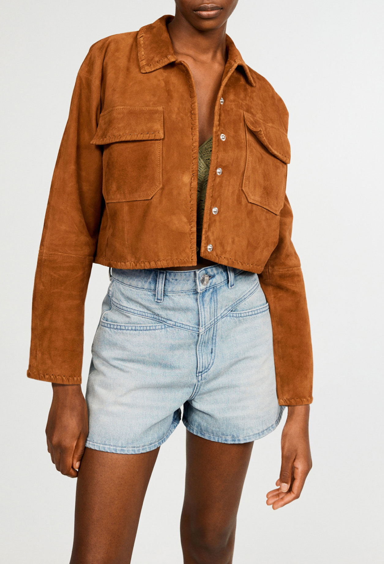 Eco-friendly suede jacket Eco-friendly suede jacket