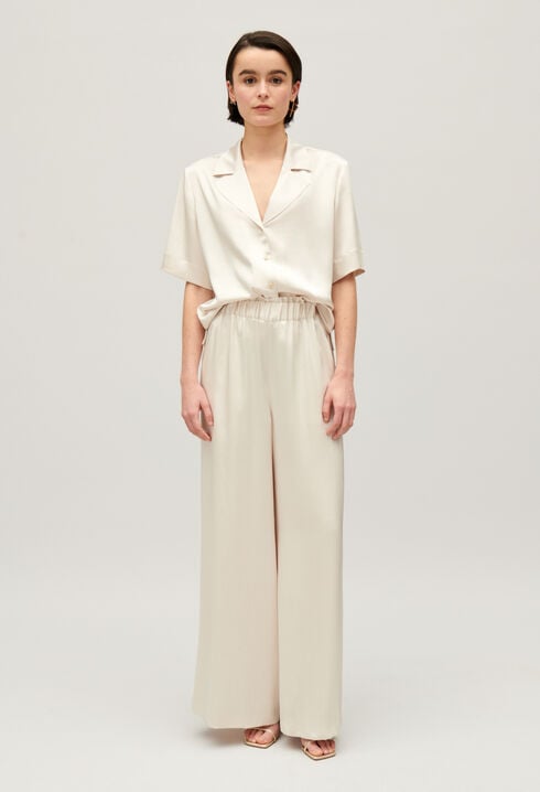 Floaty short-sleeved shirt