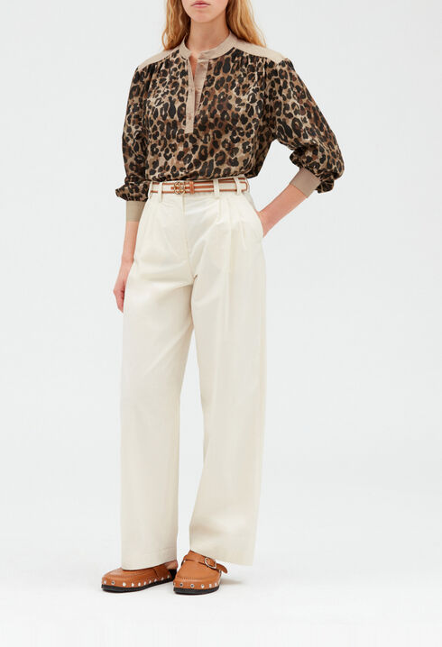 Leopard blouse