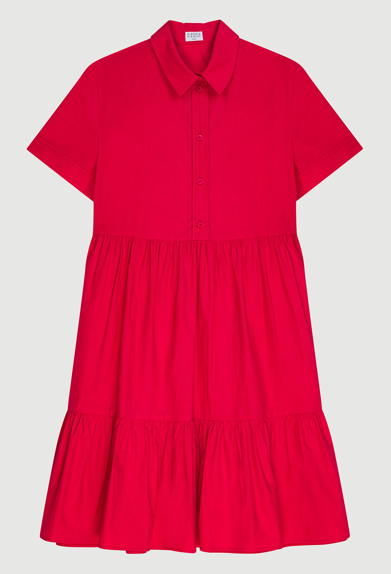 Flared polo-neck dress Flared polo-neck dress