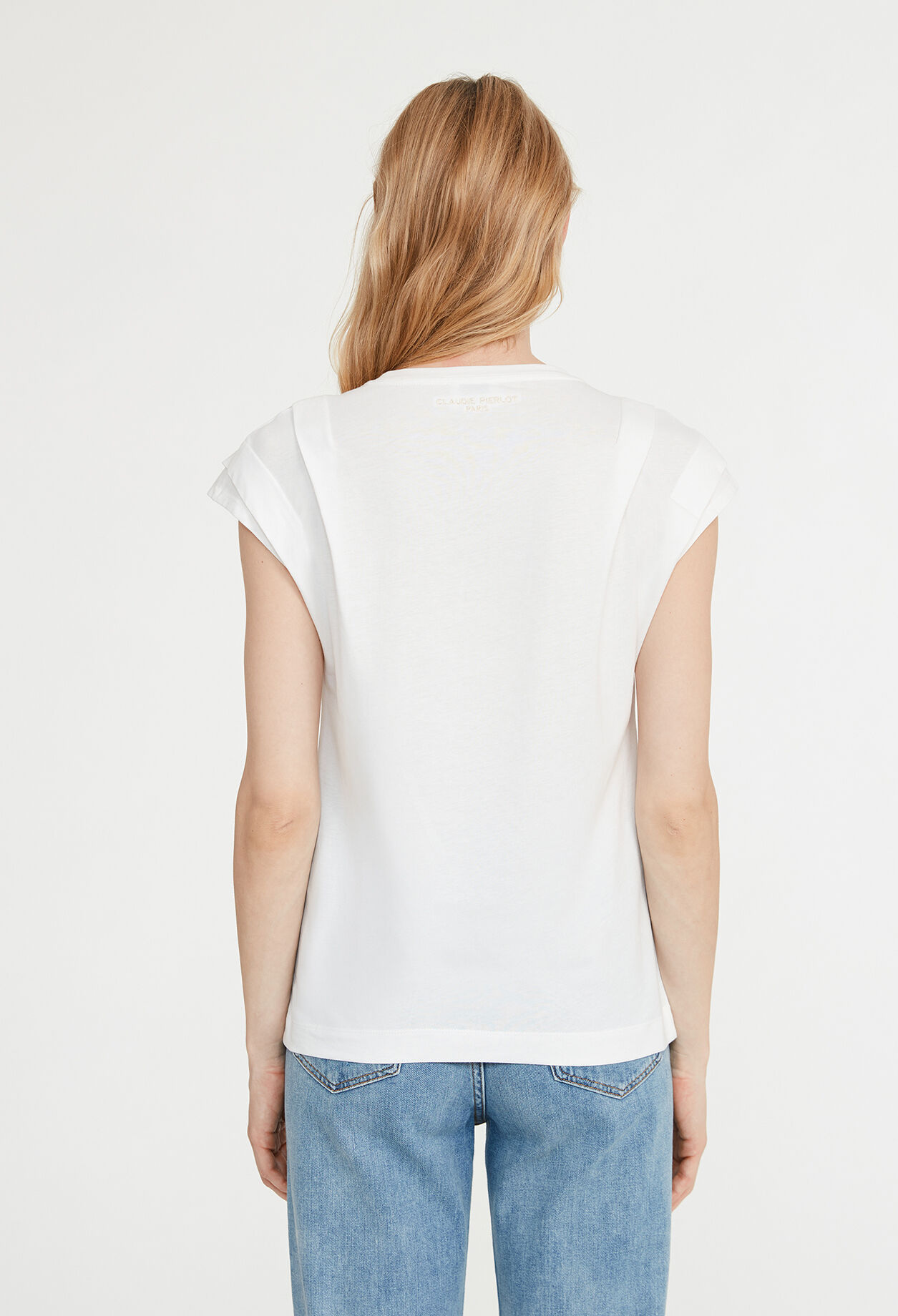 T-shirt écru coton T-shirt écru coton