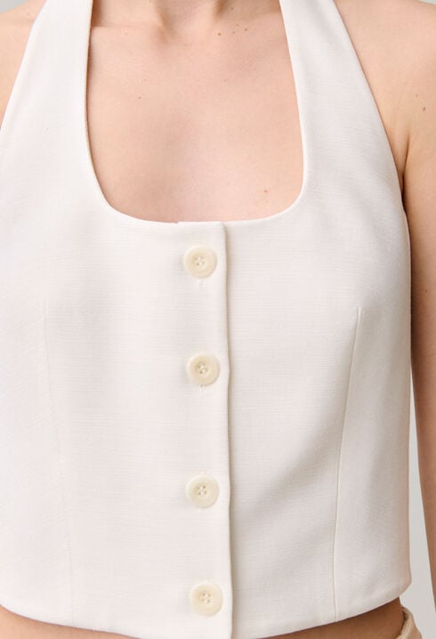 Backless waistcoat