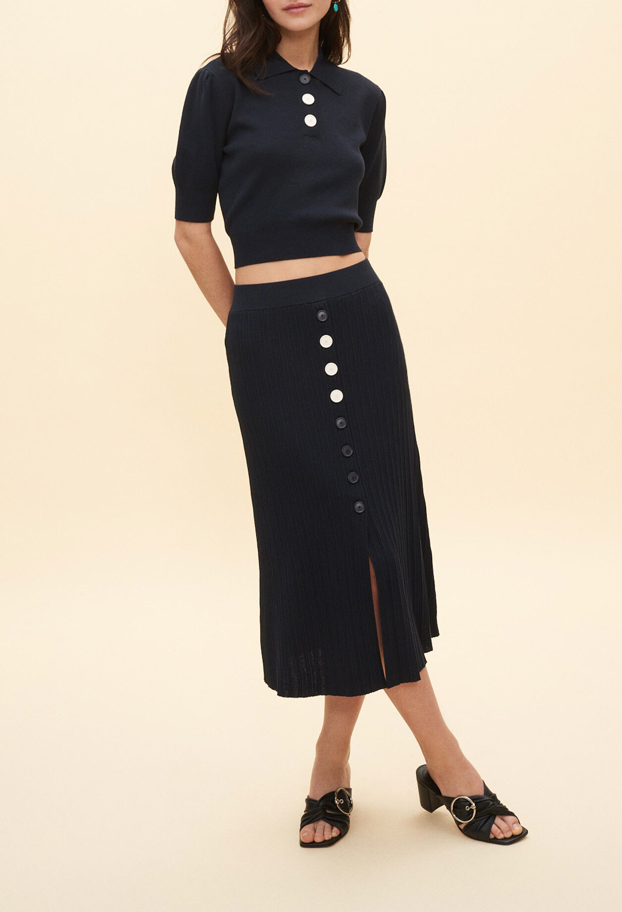 Long pleated skirt Long pleated skirt