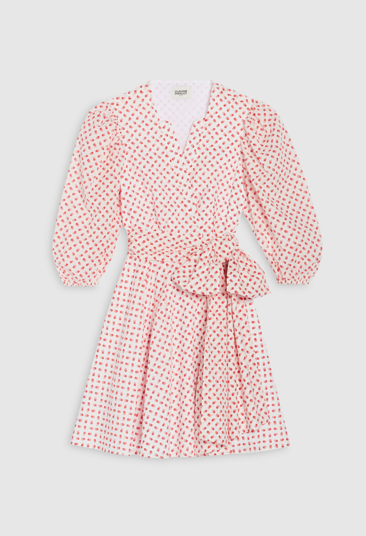 Short wraparound dress