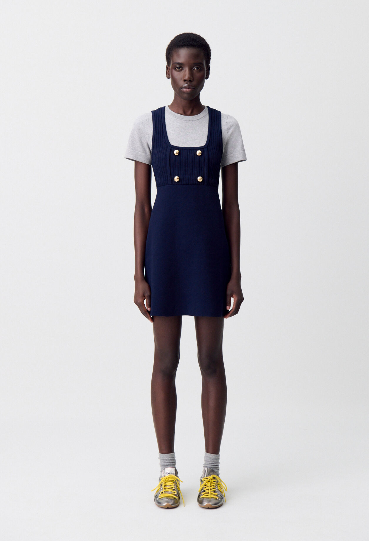 Short Knit T-Shirt Dress Short Knit T-Shirt Dress