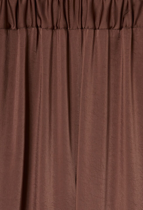 Flowy satin trousers