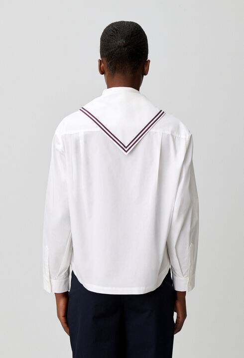 Cotton poplin shirt