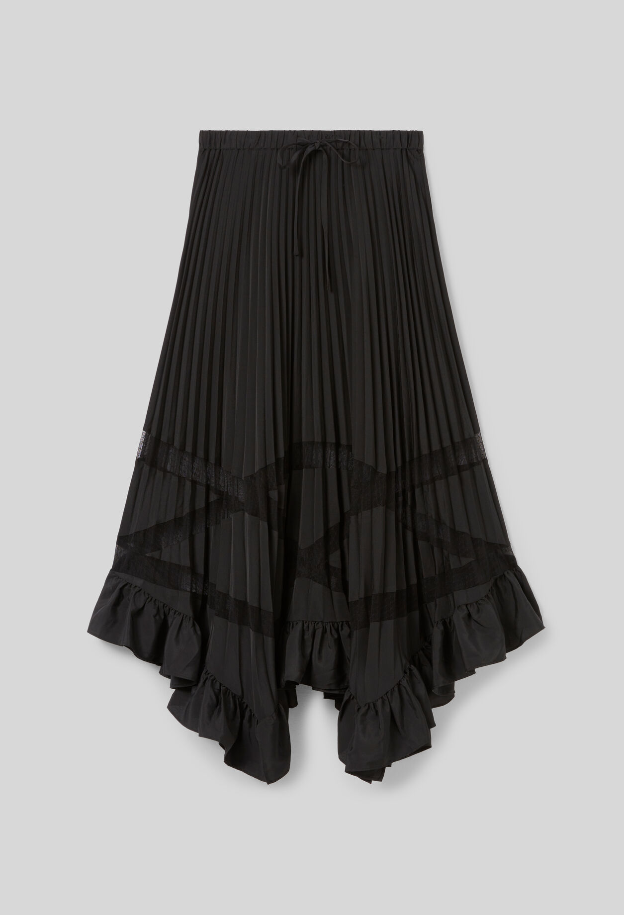 Asymmetrical pleated skirt Asymmetrical pleated skirt