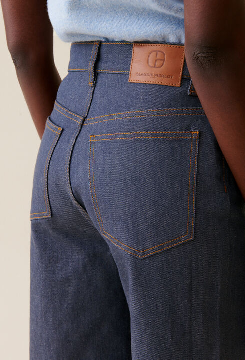 Claude high-waist straight jeans