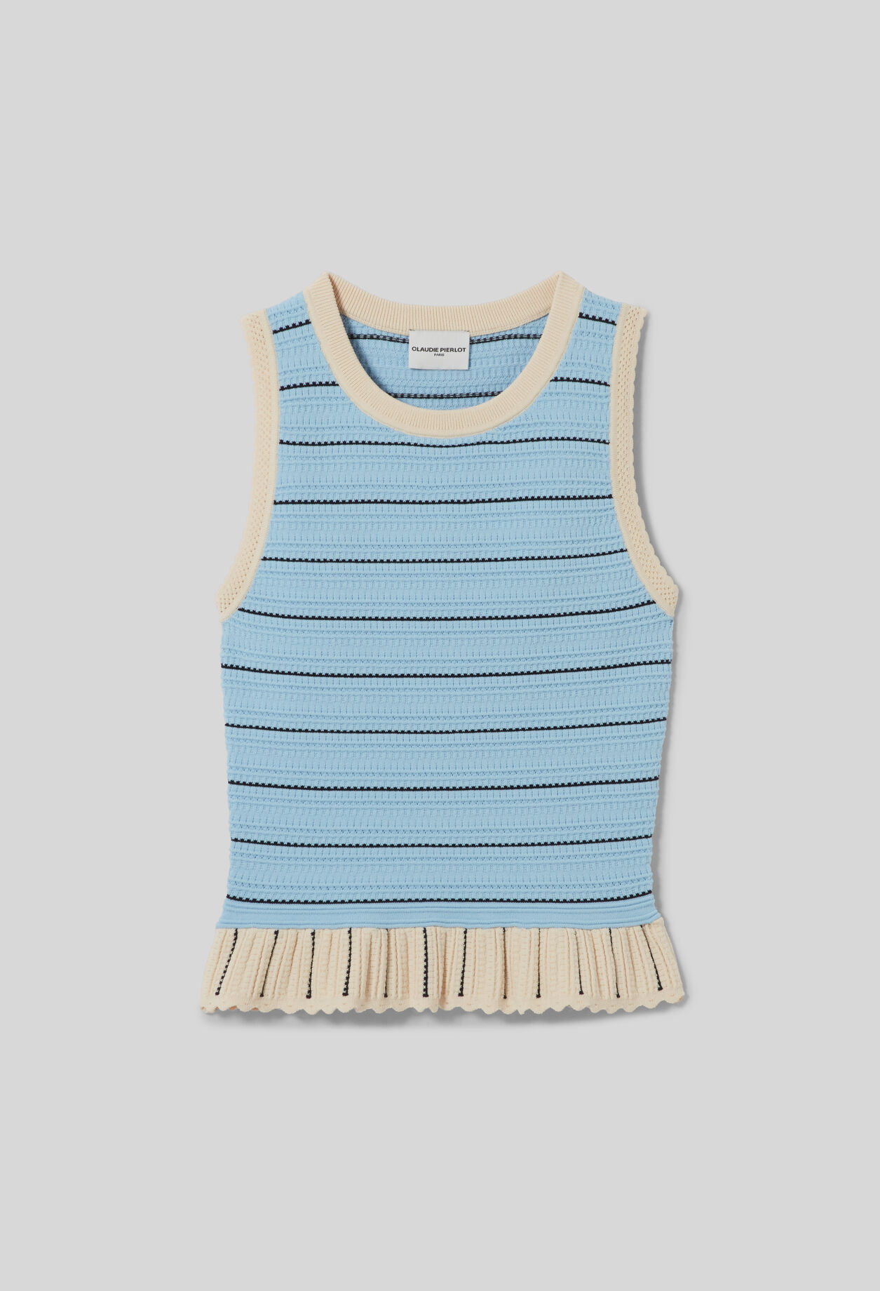 Striped knit top