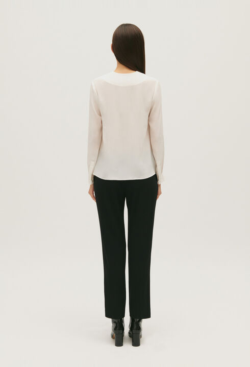 V-neck blouse