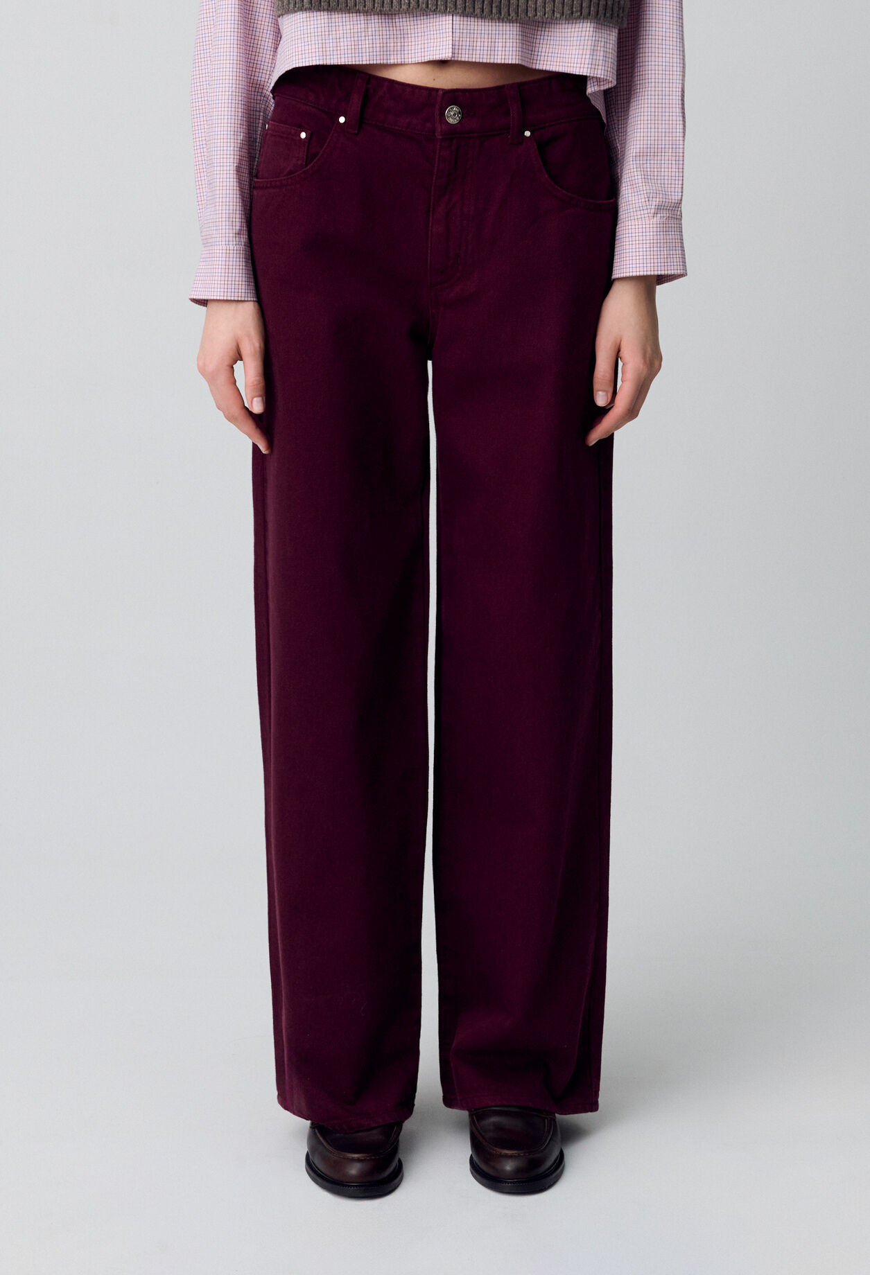 Wide-Leg Denim Jeans Wide-Leg Denim Jeans