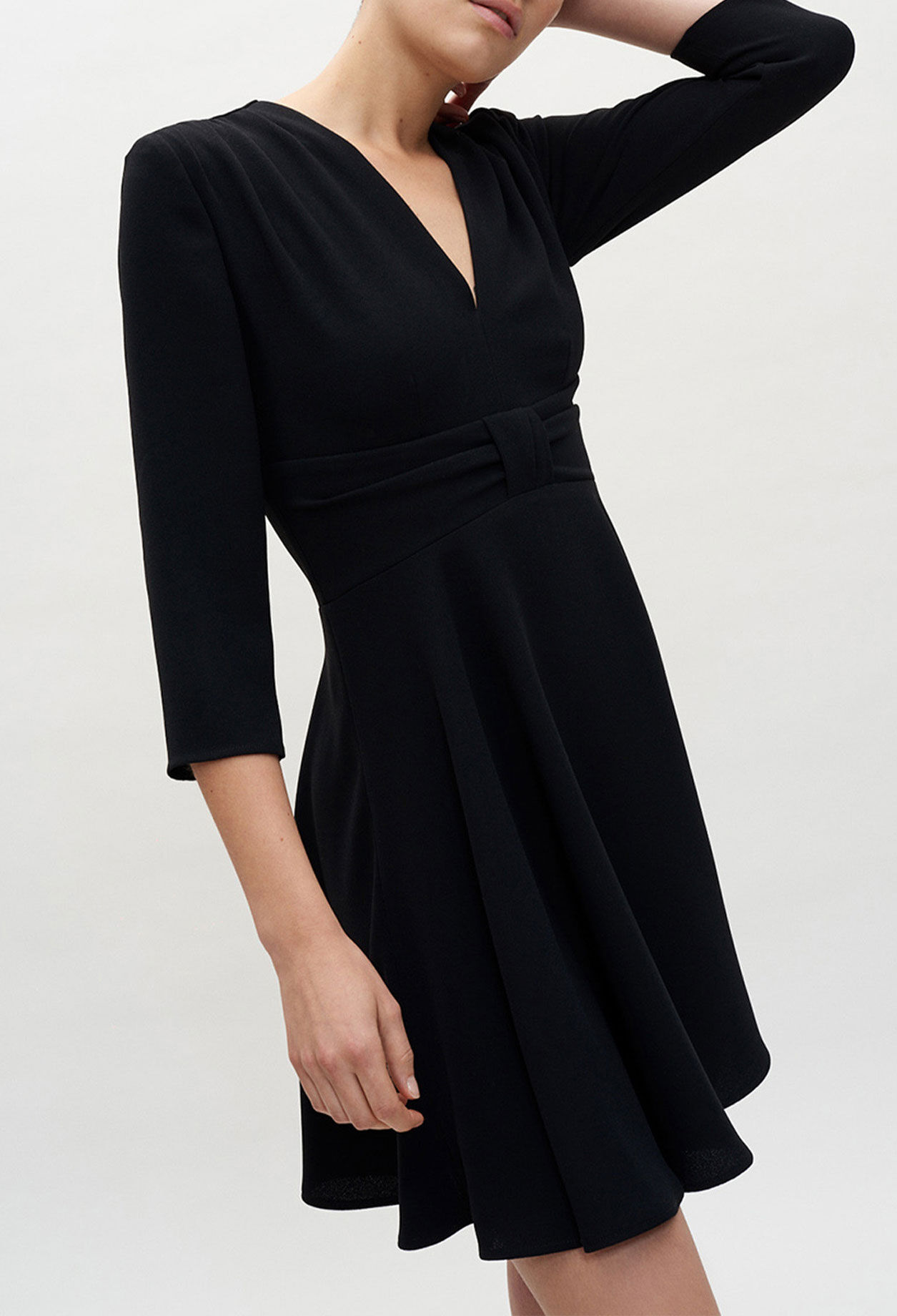 Black flared dress Black flared dress