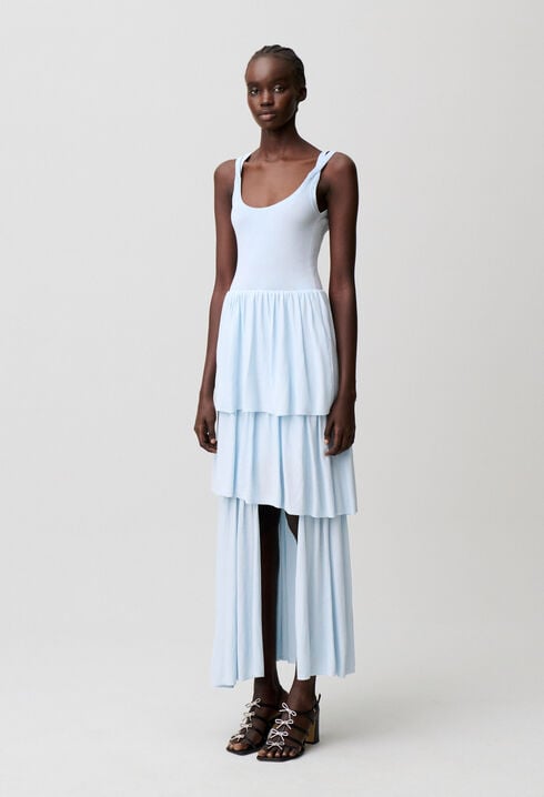 Long knitted dress