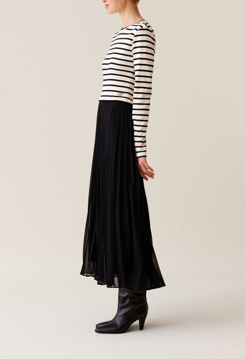 Twist Striped Dress