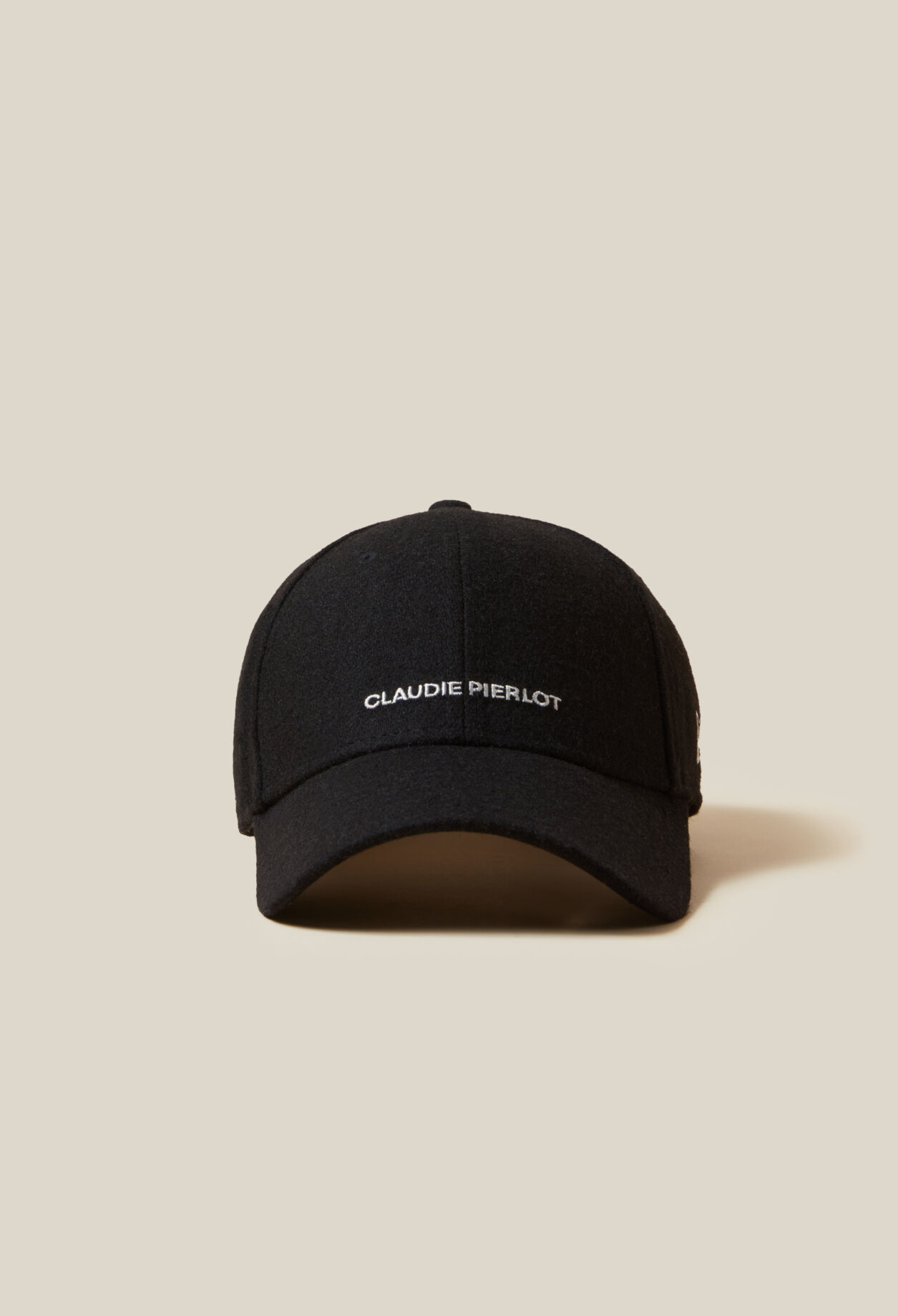 Black Claudie Pierlot logo cap