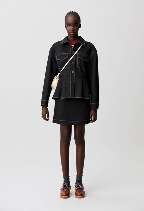 Fitted peplum jacket