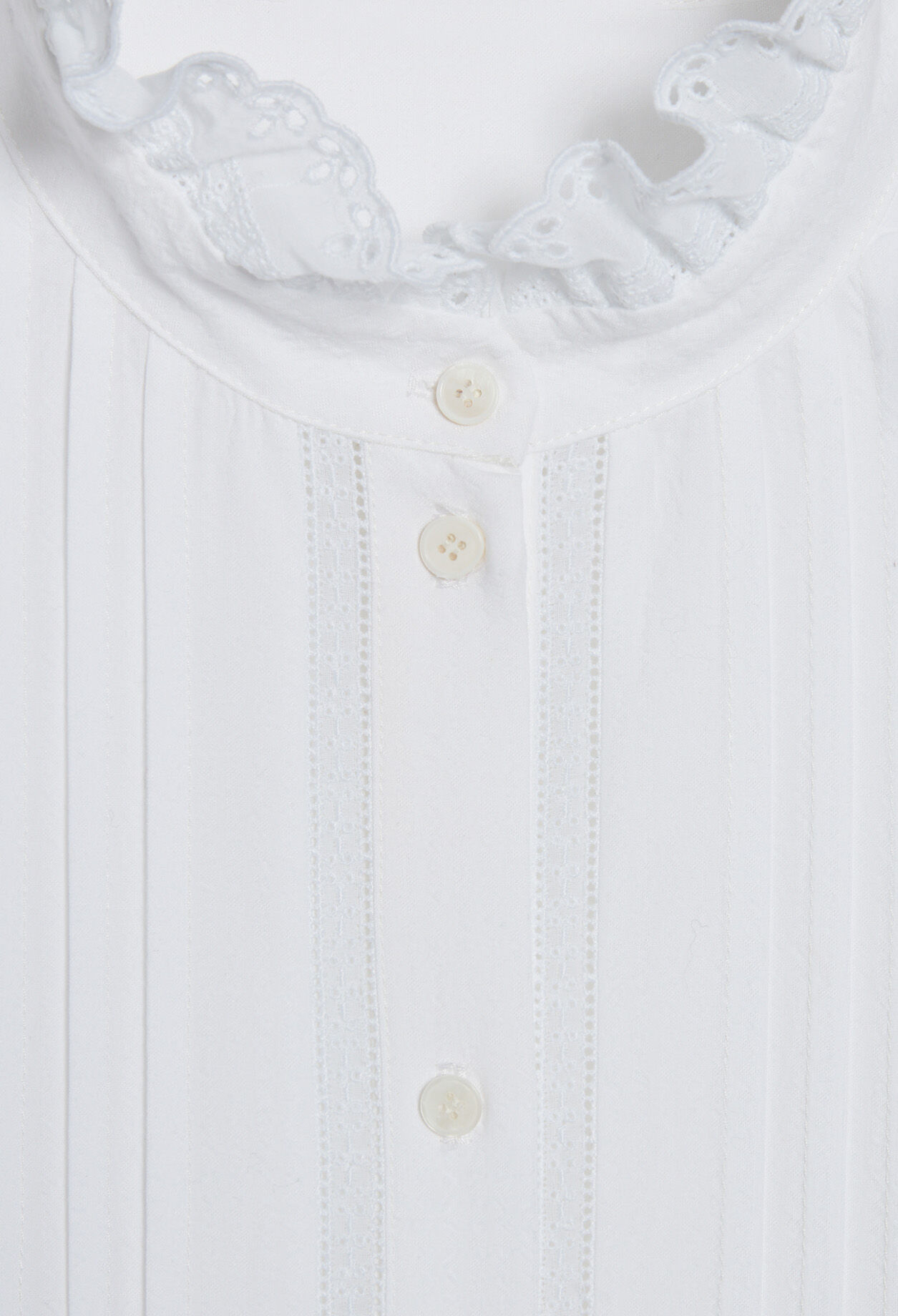 White cotton blouse White cotton blouse
