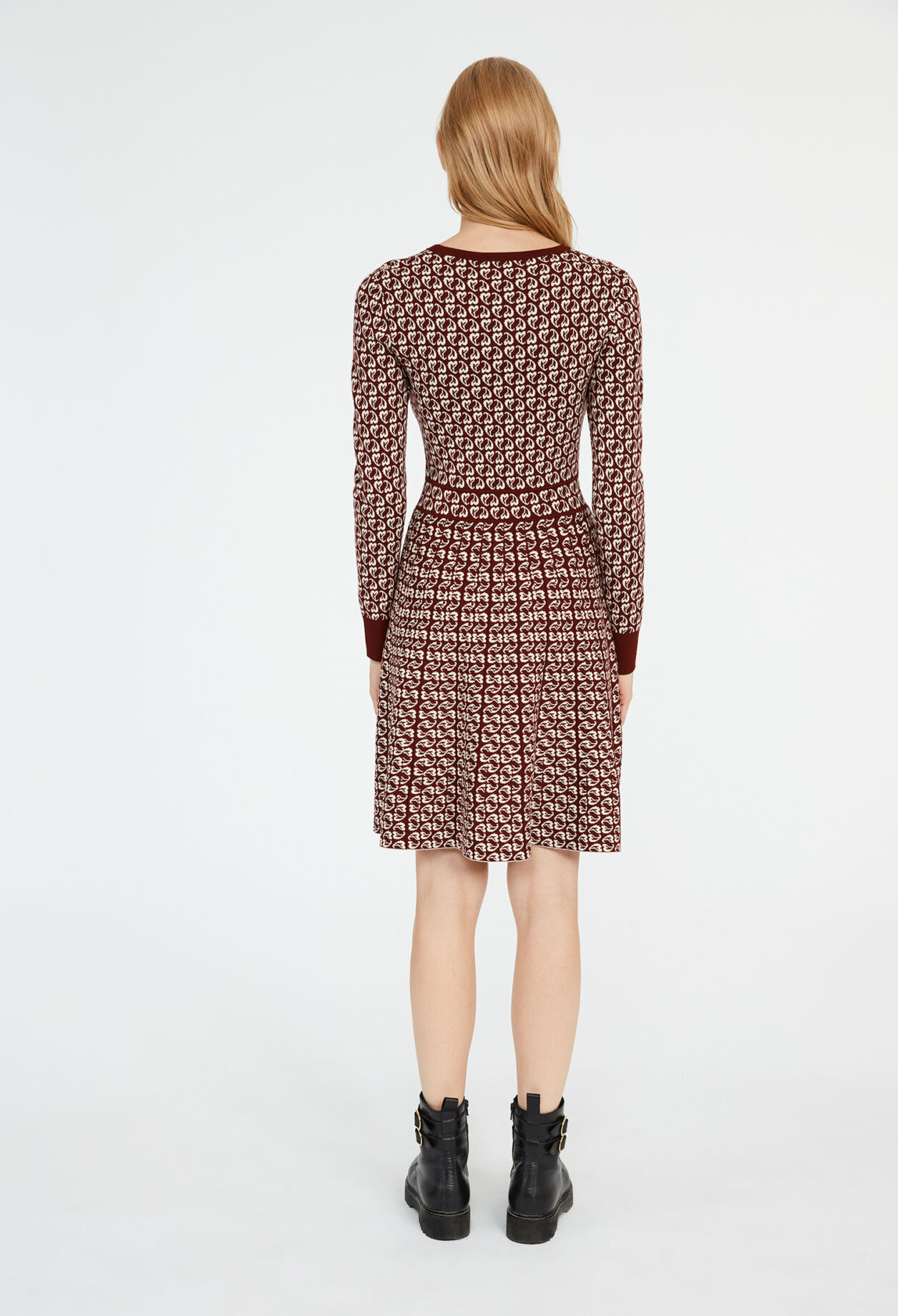 Robe courte imprimés cœur