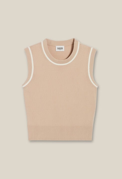 Striped knitted jumper