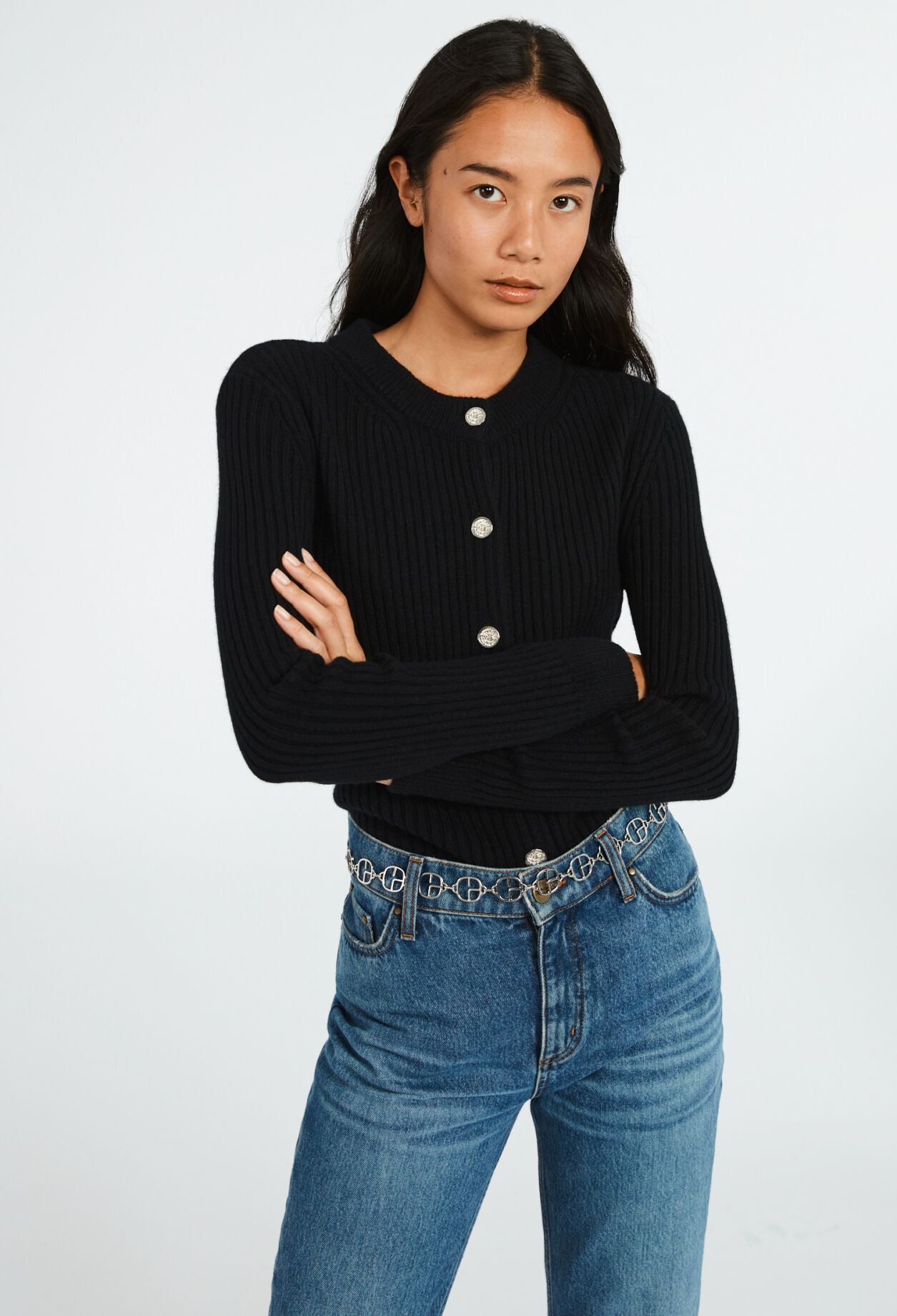 Wool and cashmere cardigan