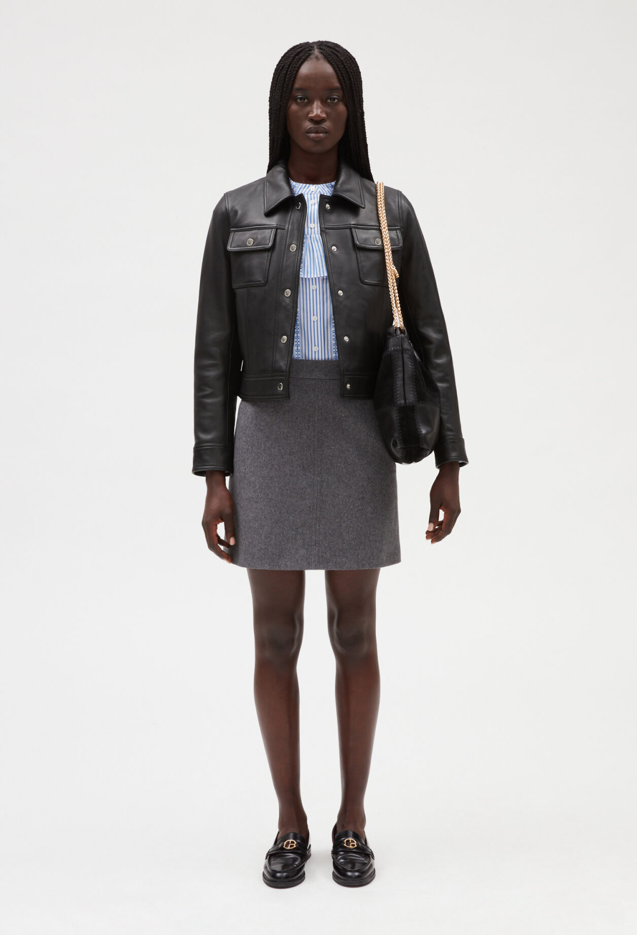 Black leather jacket Black leather jacket