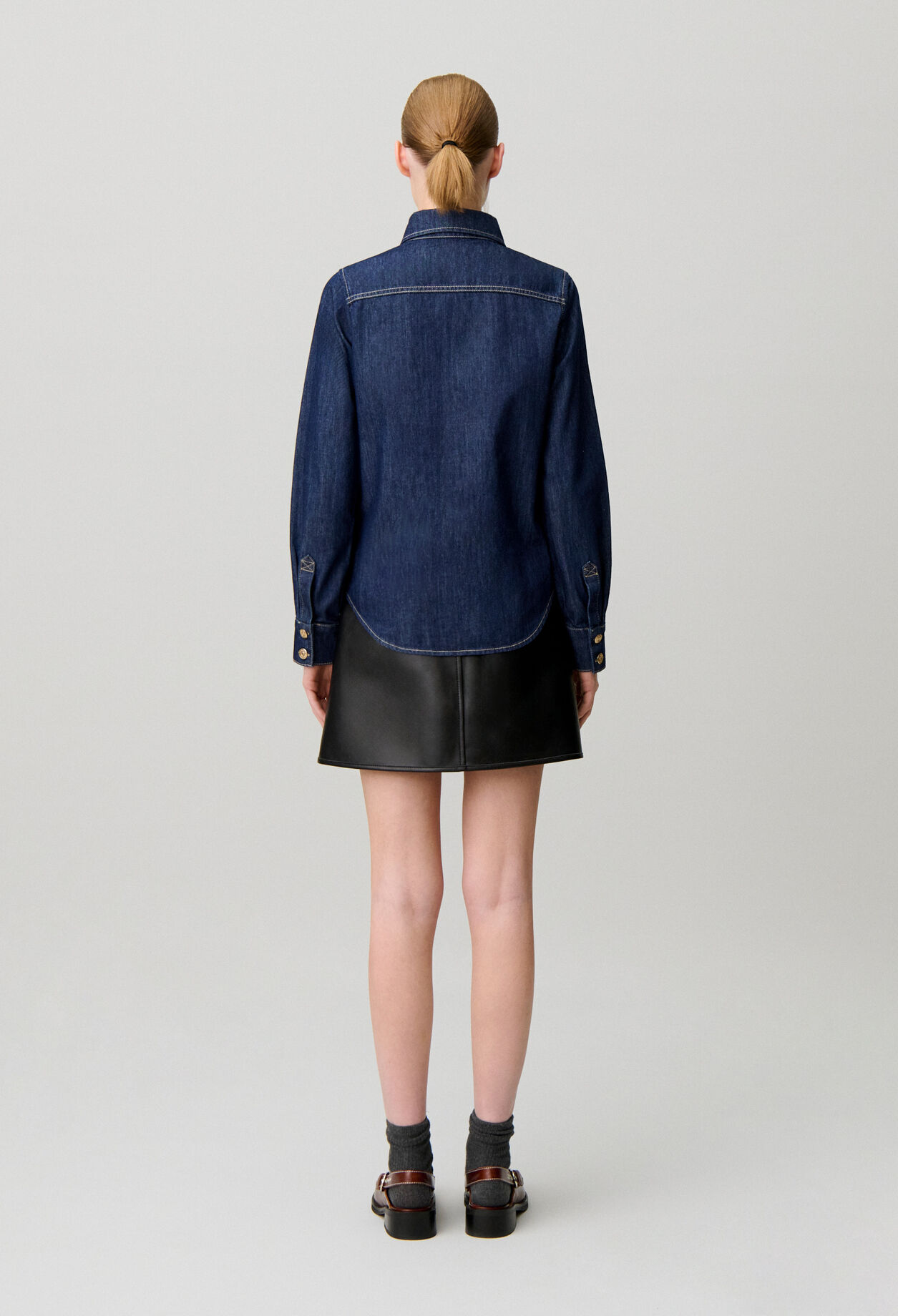 Soft denim shirt