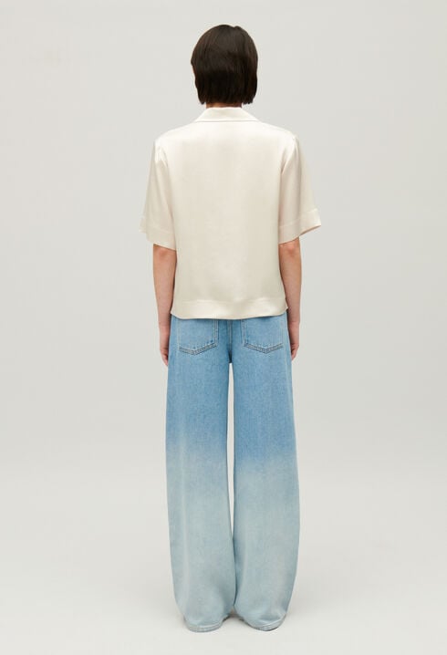 Floaty short-sleeved shirt