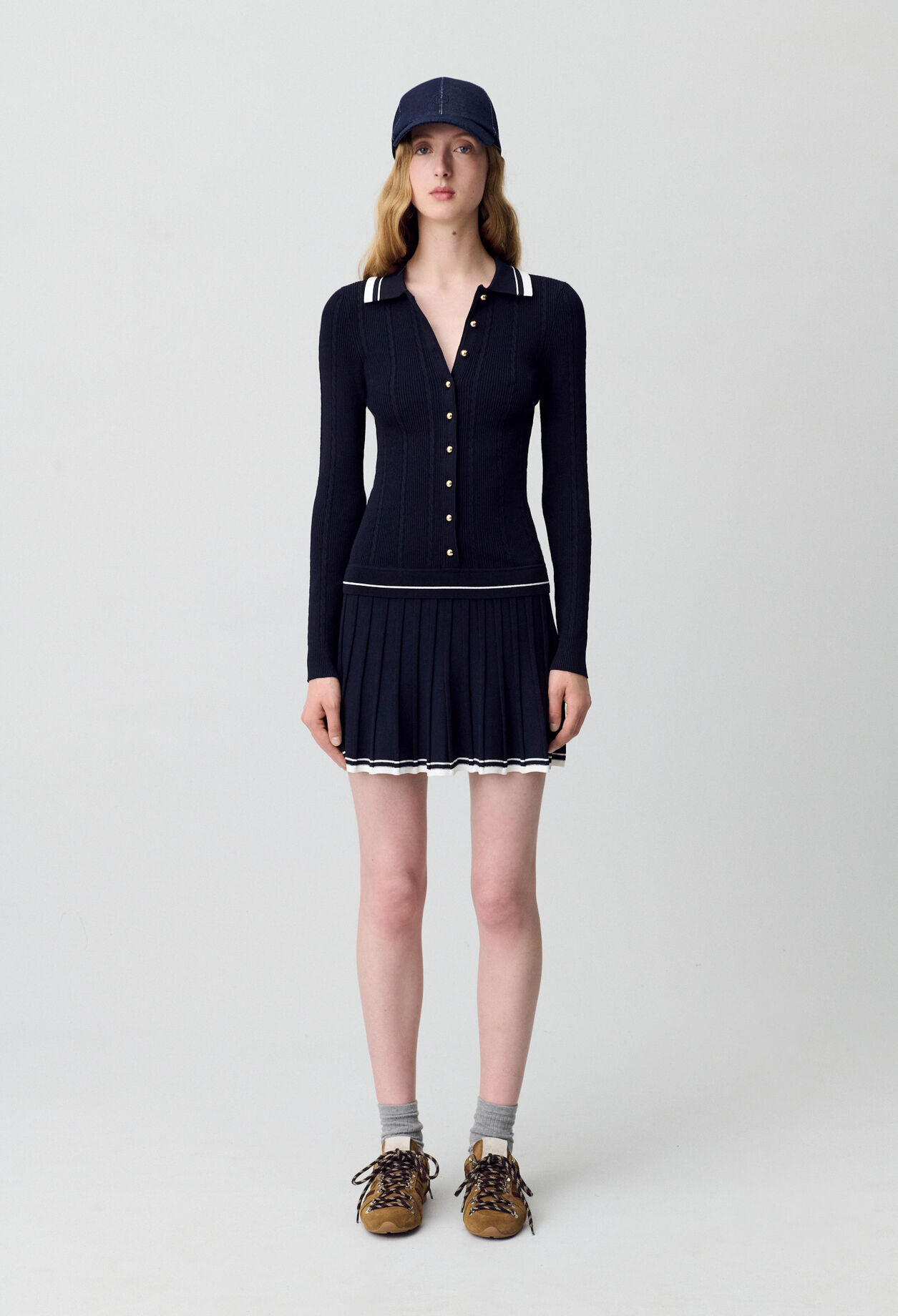 Knitted Shirt Dress Knitted Shirt Dress