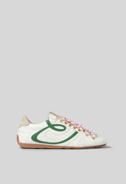 Swing leather trainers