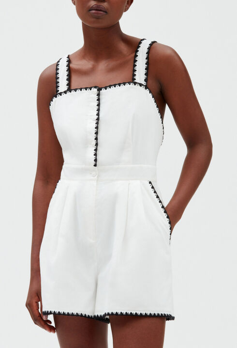 Ecru playsuit