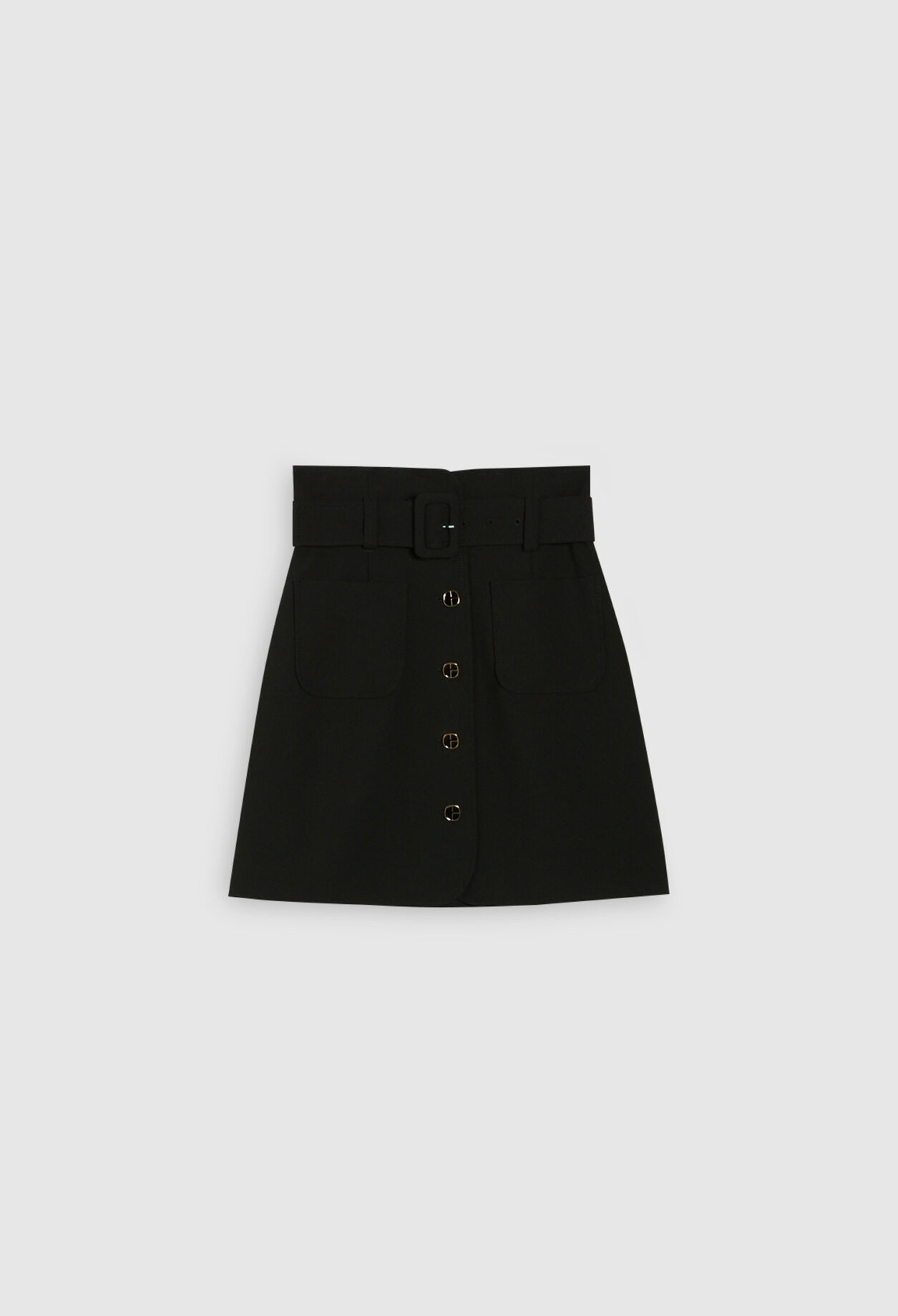 Jupe courte &agrave; boutons