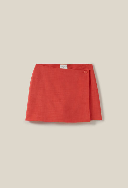 Terracotta Wrap Skort