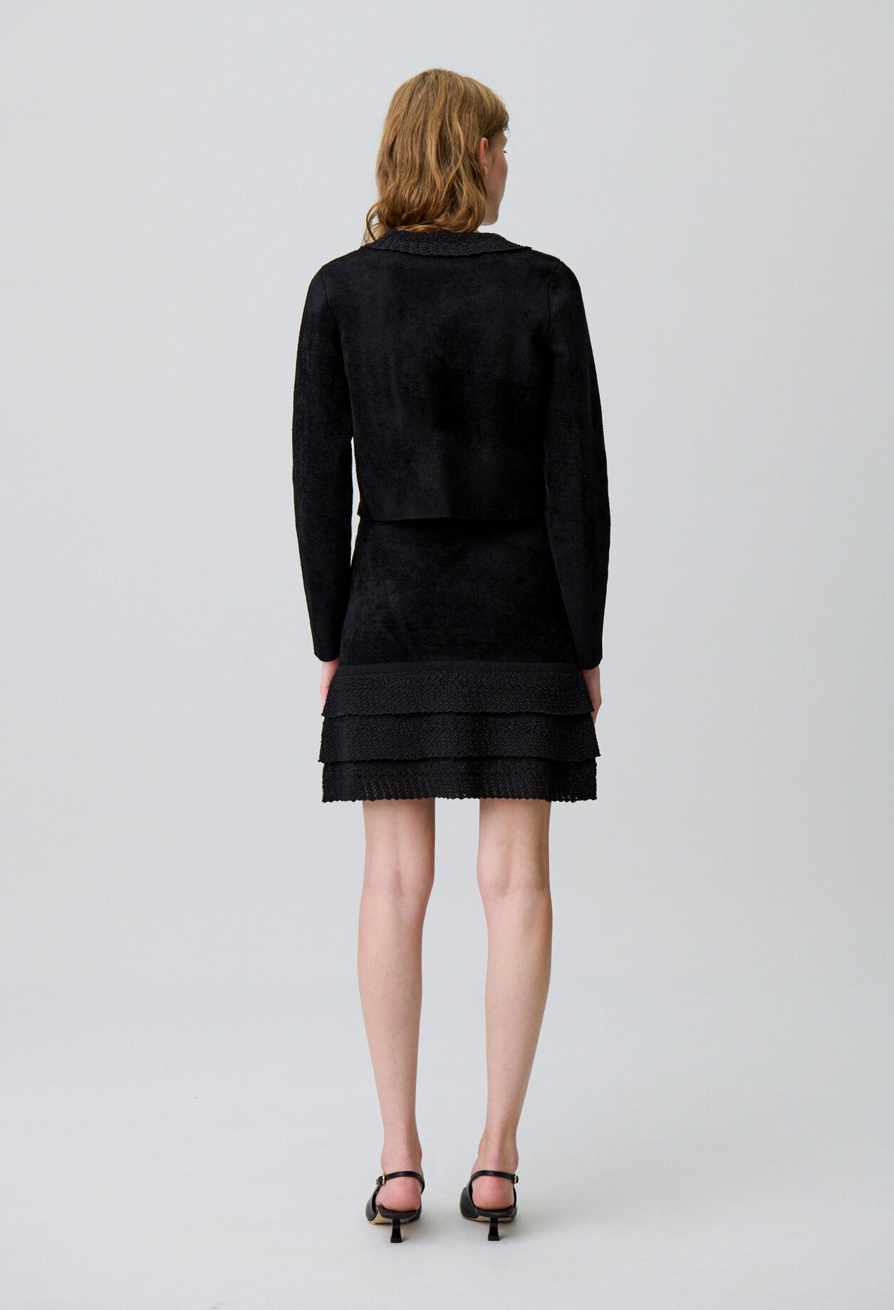 Velvet knit skirt Velvet knit skirt