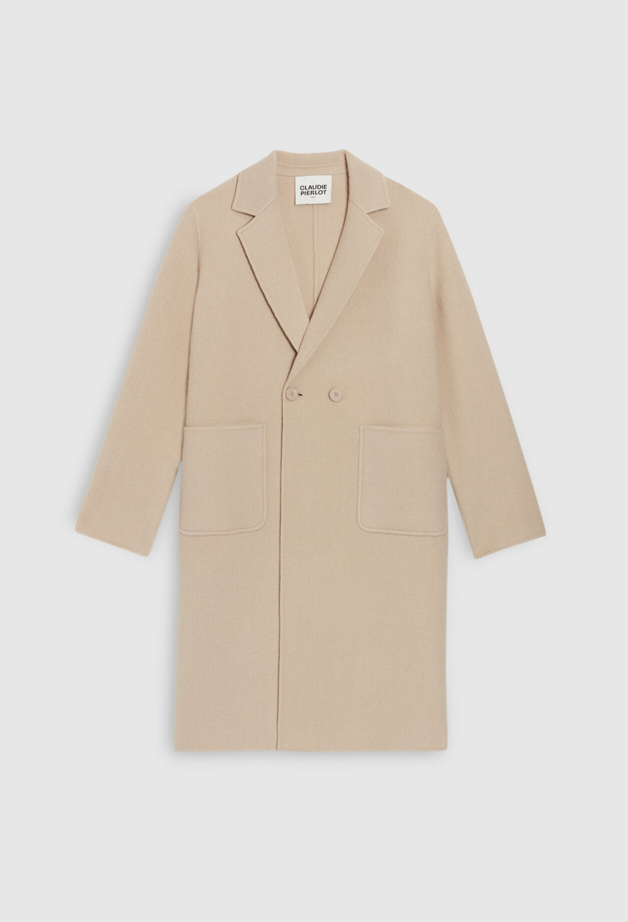 Manteau droit col croisé Manteau droit col croisé