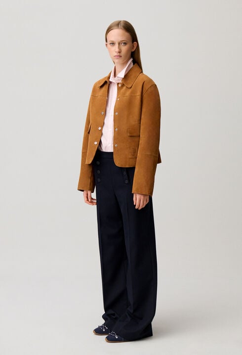 Flared sailor trousers