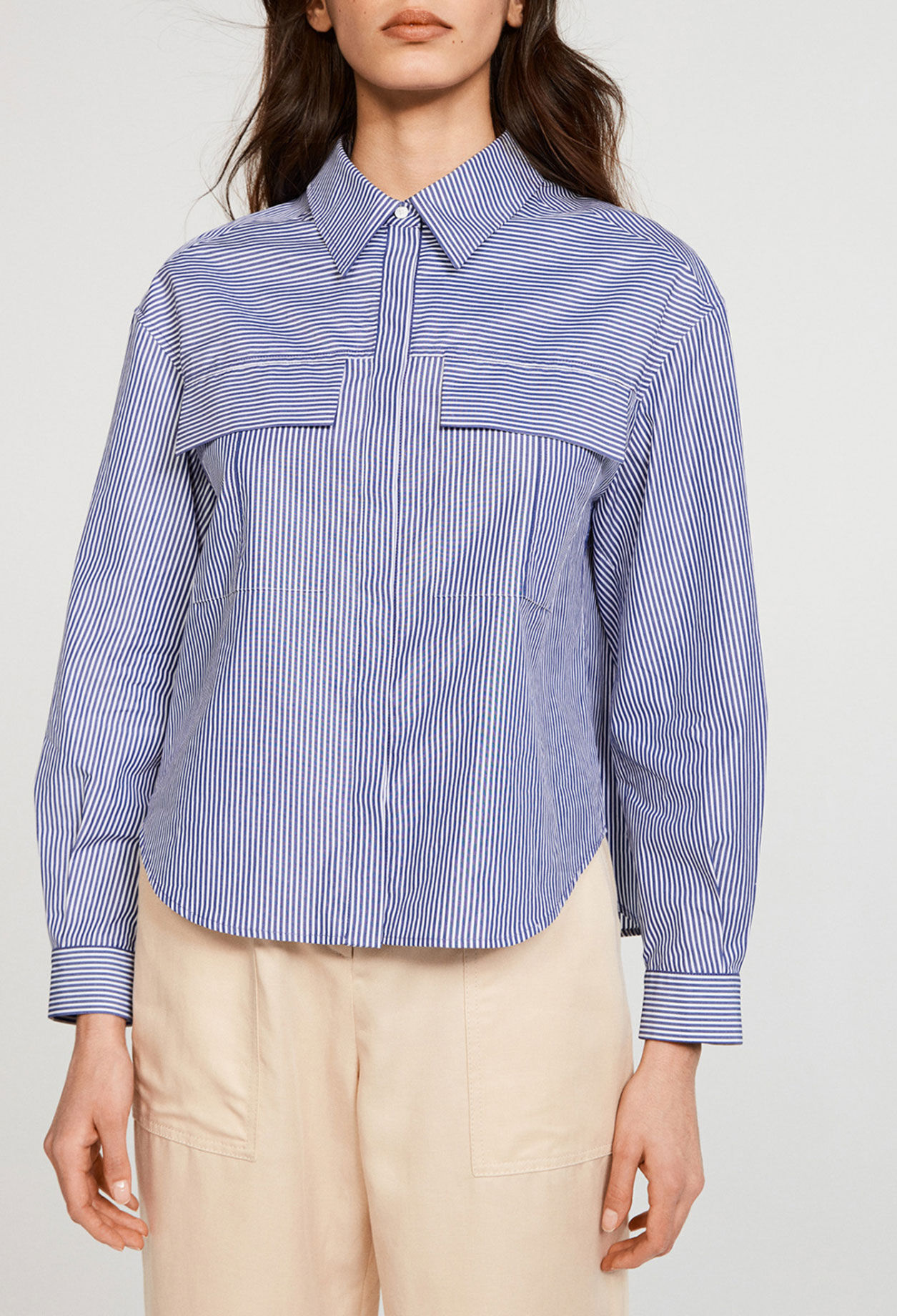 Striped organic cotton shirt Striped organic cotton shirt