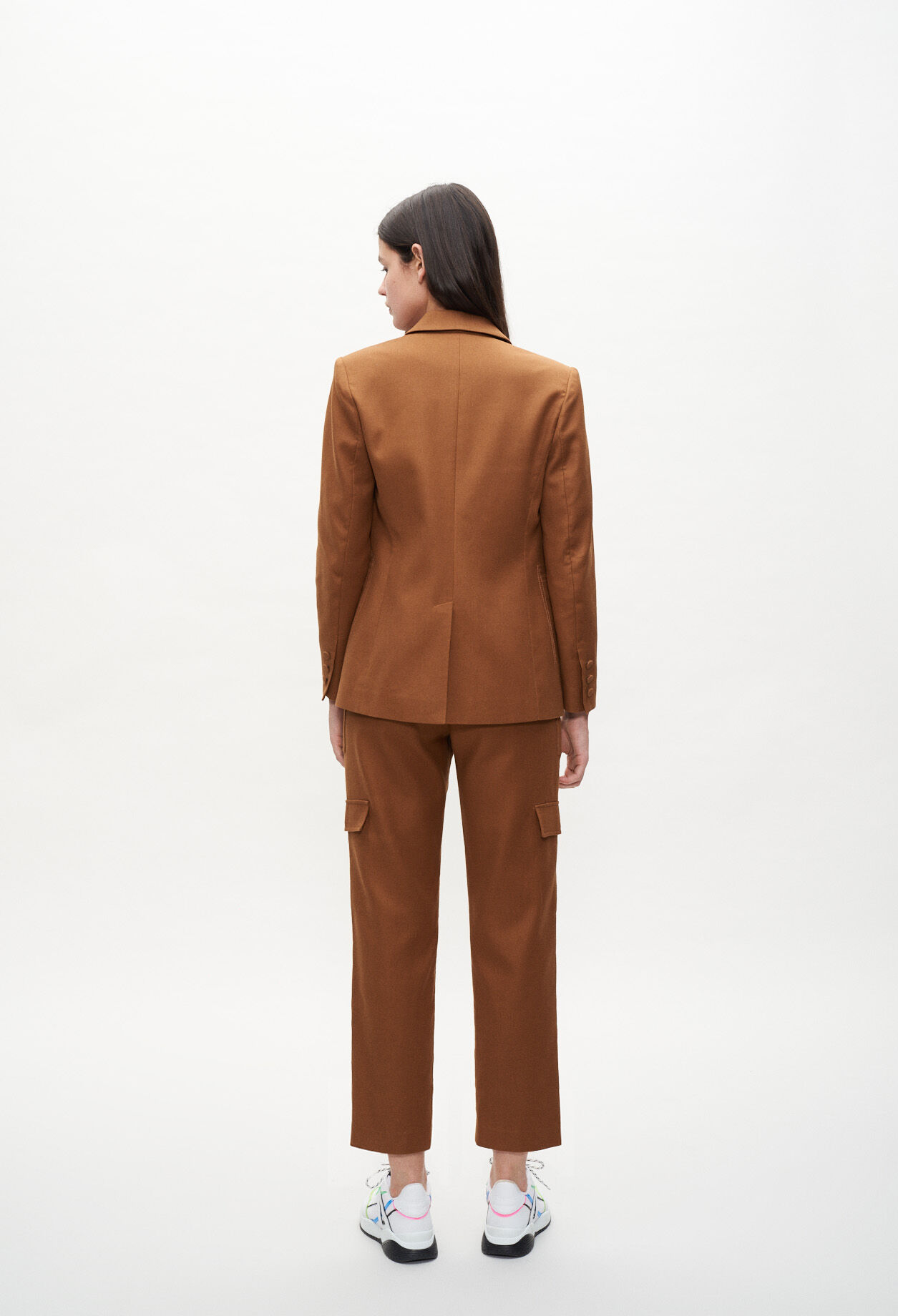 Topstitched tailored jacket Topstitched tailored jacket